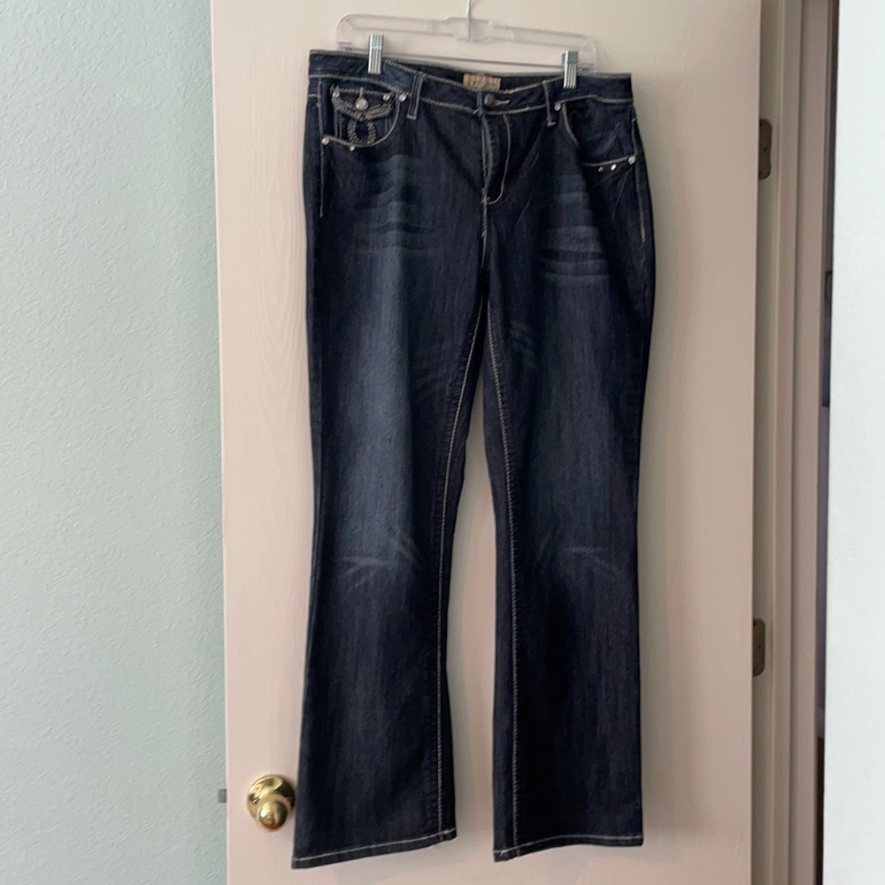 Cute and blinging boot cut jeans